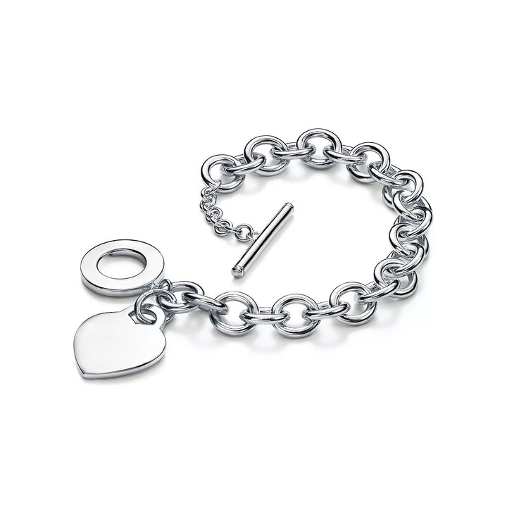 Heart Tag Toggle Bileklik