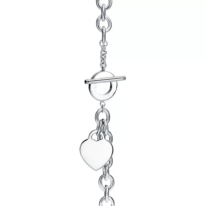 Heart Tag Toggle Bileklik