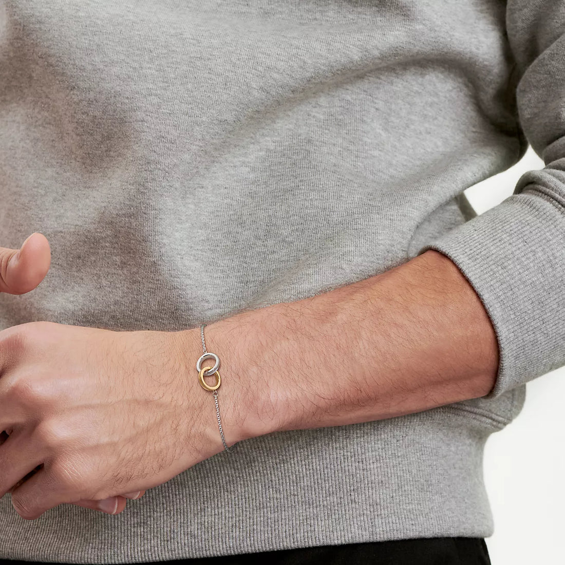 Interlocking Circles Chain Bileklik
