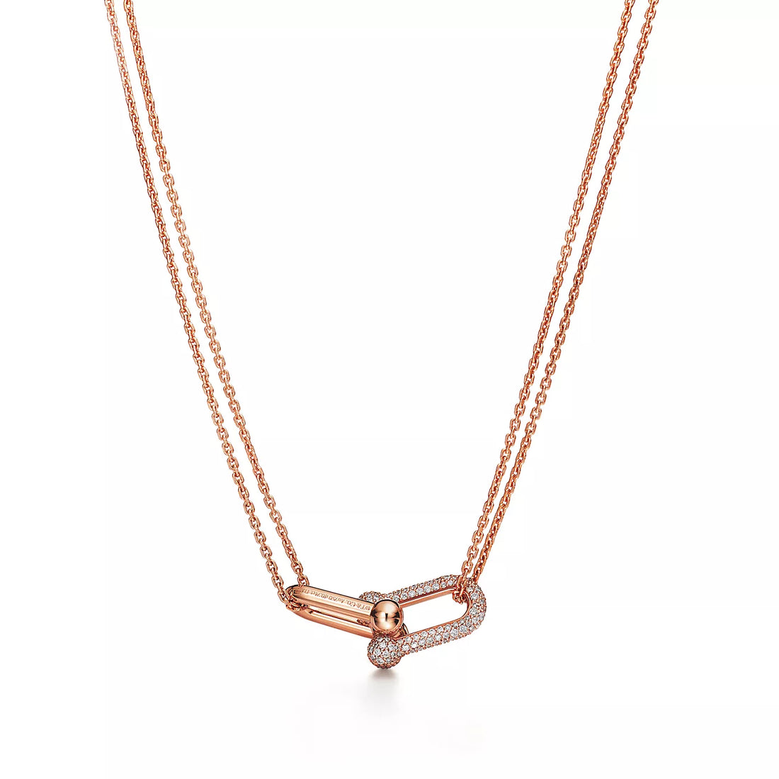 Large Double Link Kolye