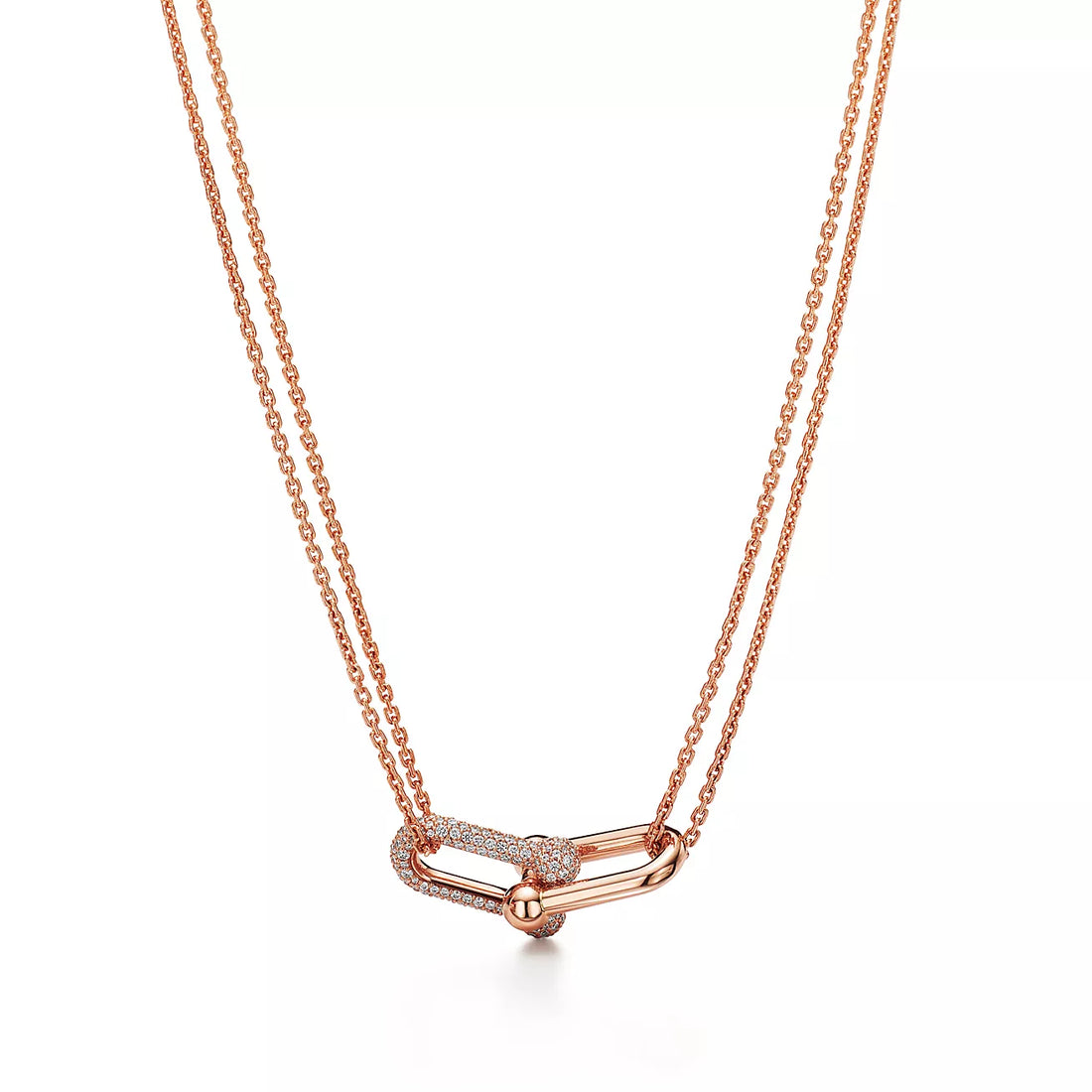 Large Double Link Kolye