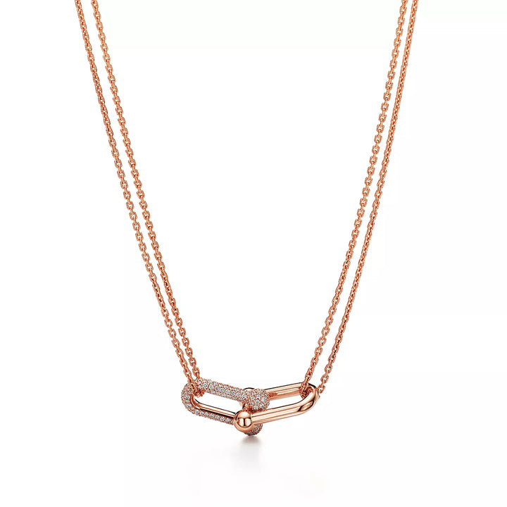 Large Double Link Kolye