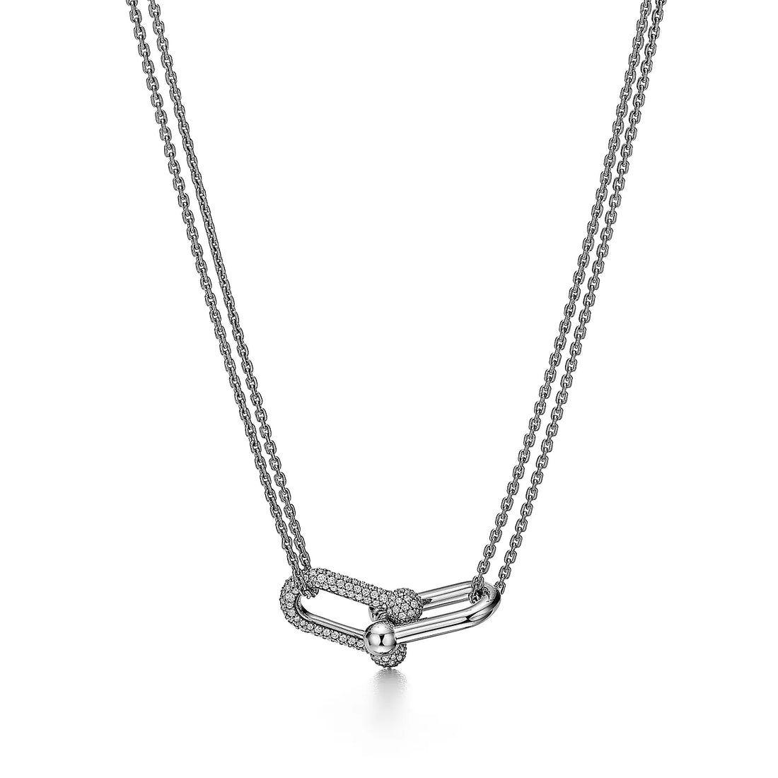 Large Double Link Kolye