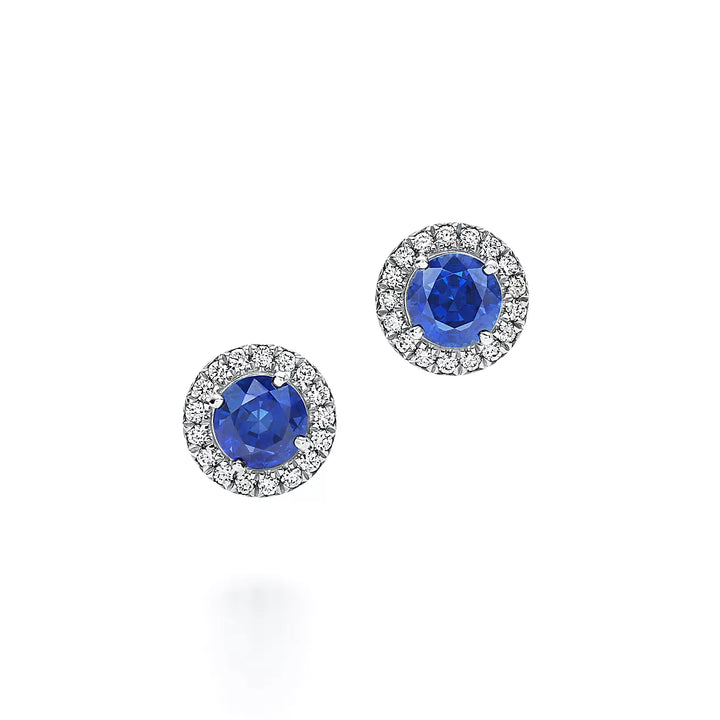 Sapphire and Diamond Küpe